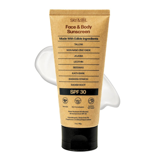 Sky and Sol Natural Mineral Sunscreen SPF 30
