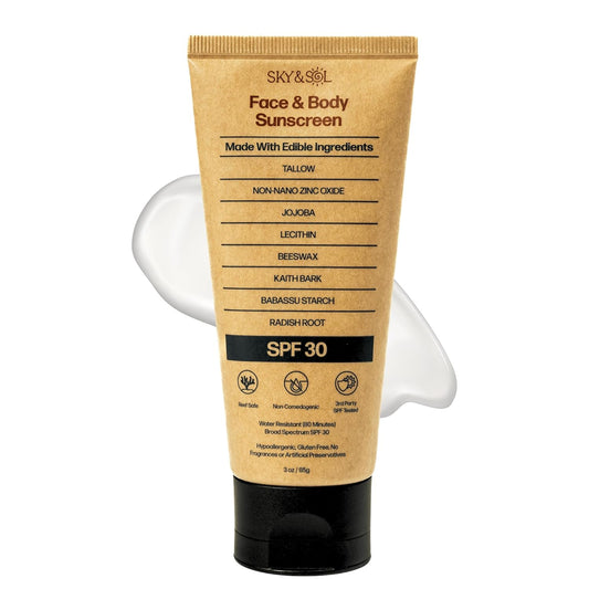 Sky and Sol Natural Mineral Sunscreen SPF 30